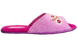 Женские открытые тапочки БЕЛСТА из розового войлока украшены веточкой Сакуры - 3